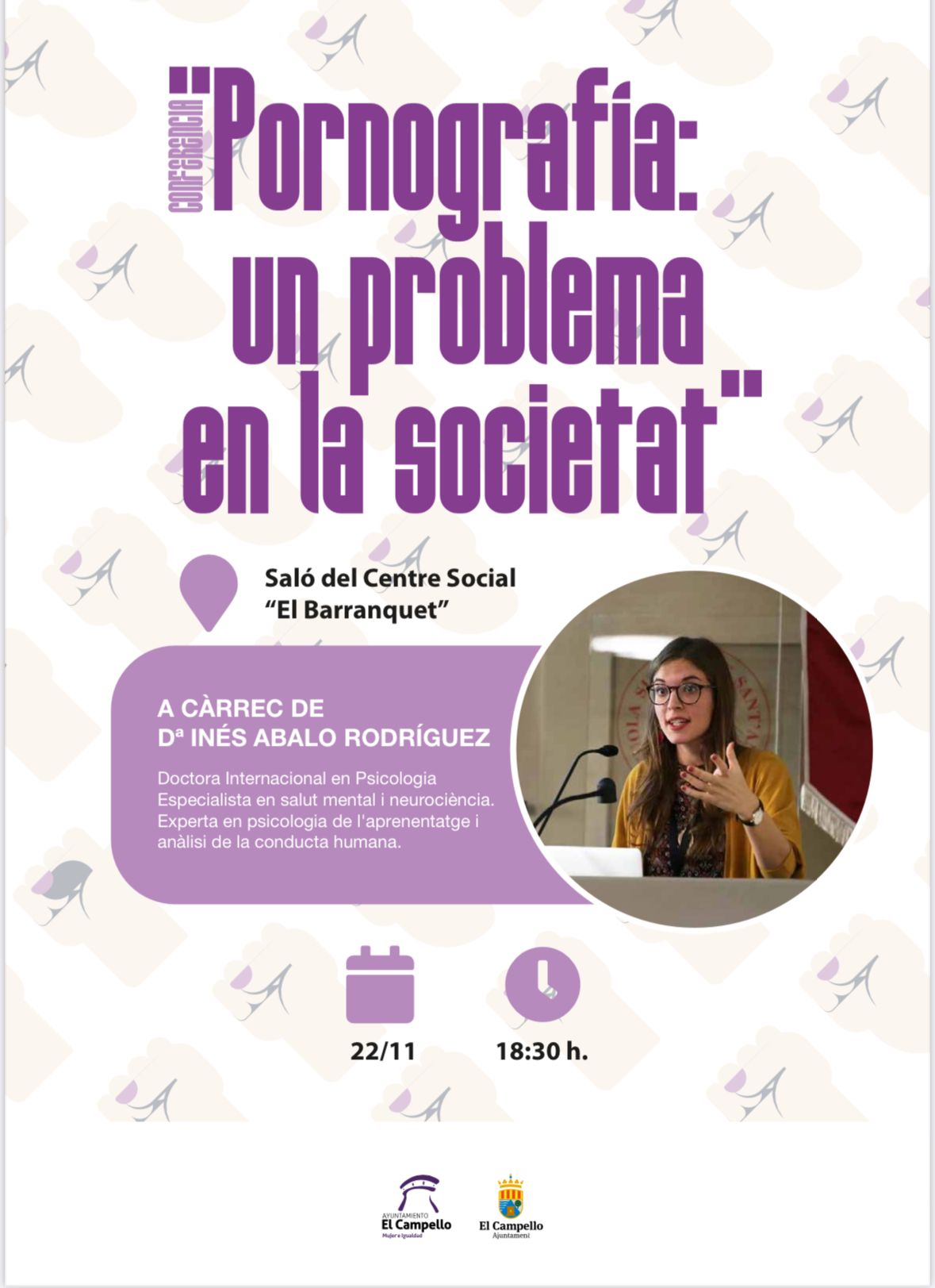 conferencia; pornografia, un problema en la sociedad