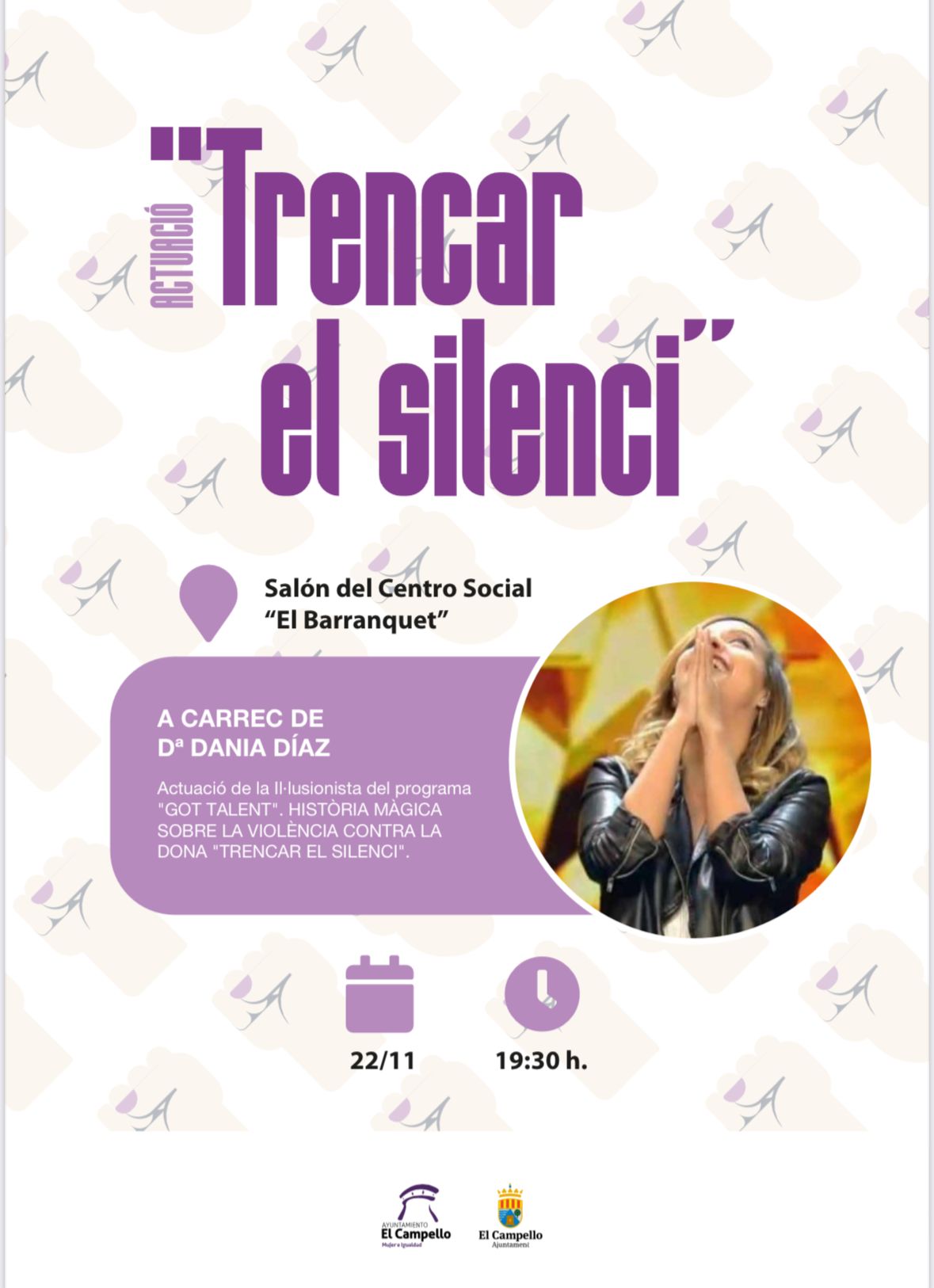 actuación; Trencar El Silenci