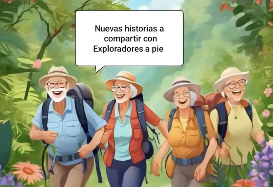 EXPLORADORES A PIE